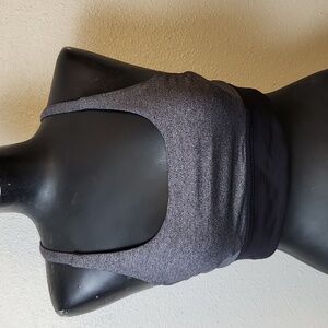 Lululemon Train Times Bra Heathered Black / Black Size 8